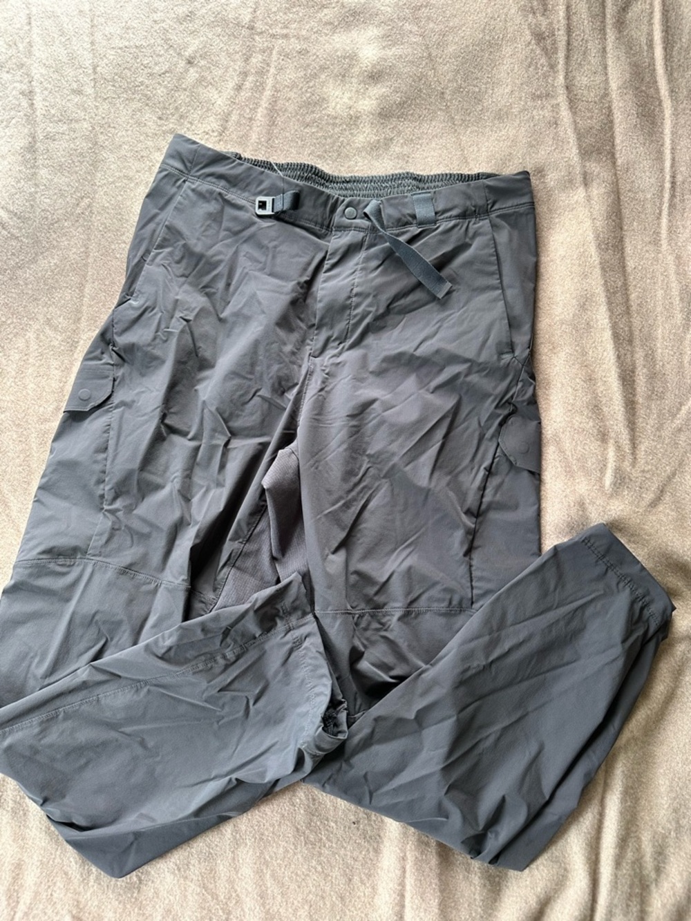 lululemon athletica Men's Black Cargo Hiking Pants